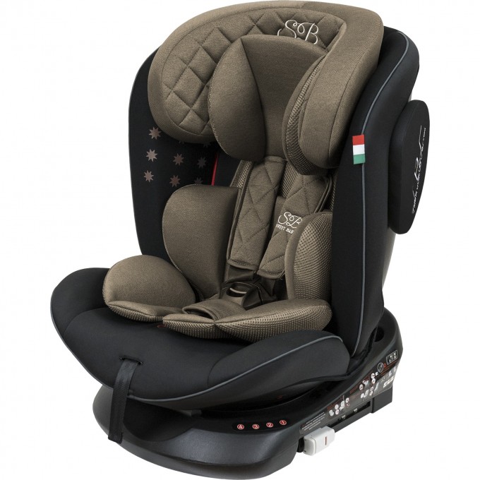 Автокресло группа 0123 (0-36) SWEET BABY FORTUNA 360 SPS ISOFIX Beige 427024