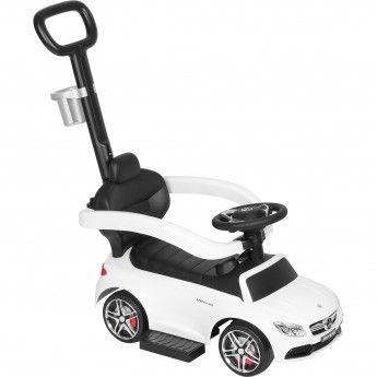 Каталка SWEET BABY MERCEDES-BENZ AMG C63 с ручкой White Каталка SWEET BABY MERCEDES-BENZ AMG C63 с ручкой White